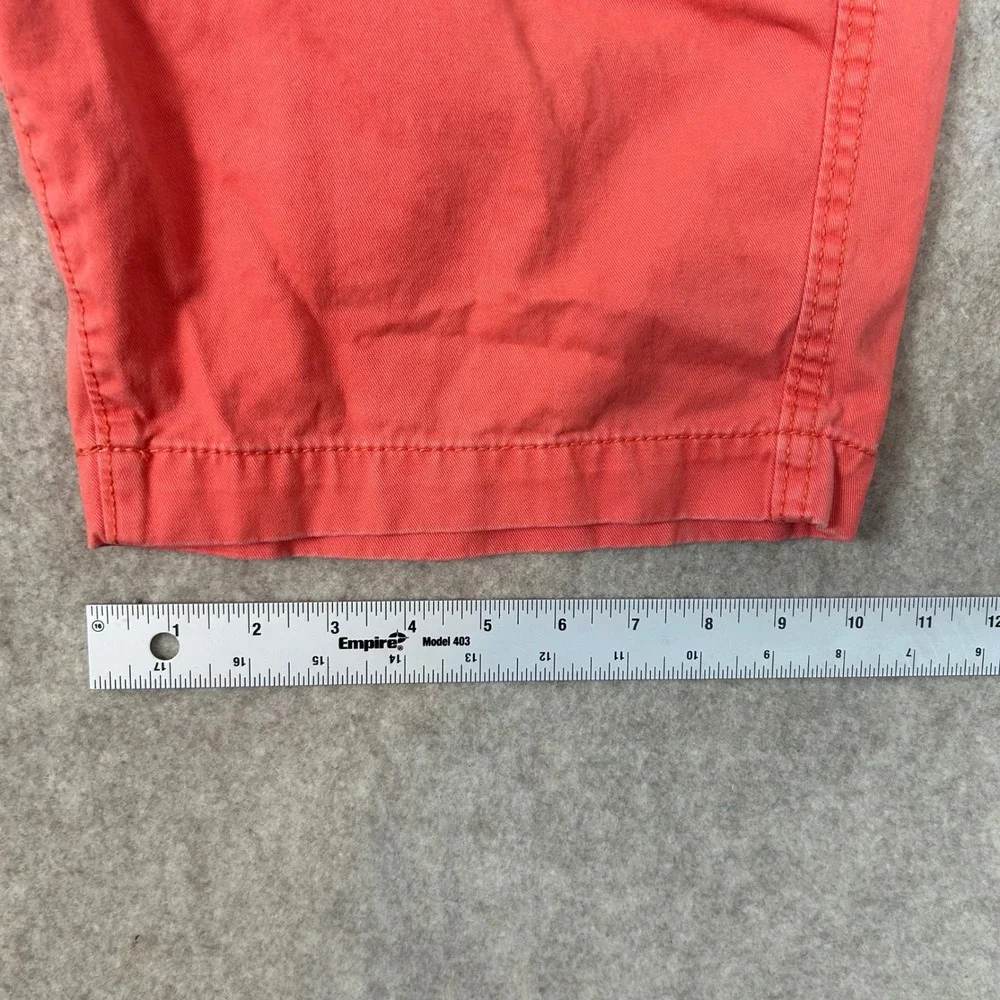 American Eagle Shorts Mens 30 Coral Pink Classic Cotton Flat Front Casual 1399